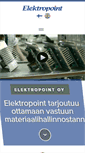 Mobile Screenshot of elektropoint.fi